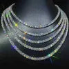 5mm Diamons Moissanite Chains Gold Iced Out Tennis Chain for Men Women