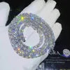 5mm Diamons Moissanite Chains Gold Iced Out Tennis Chain for Men Women