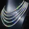 5mm Diamons Moissanite Chains Gold Iced Out Tennis Chain for Men Women