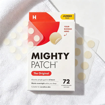 Cosmetics Mighty Original Patch,Natural Hydrocolloid Acne Patch Gentle Non-Irritating Acne Patch for Face 36/72 Counts Face Care