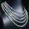 5mm Diamons Moissanite Chains Gold Iced Out Tennis Chain for Men Women