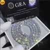 5mm Diamons Moissanite Chains Gold Iced Out Tennis Chain for Men Women